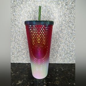 Starbucks studded Philippines Drangonfruit bling Venti cold cup tumbler